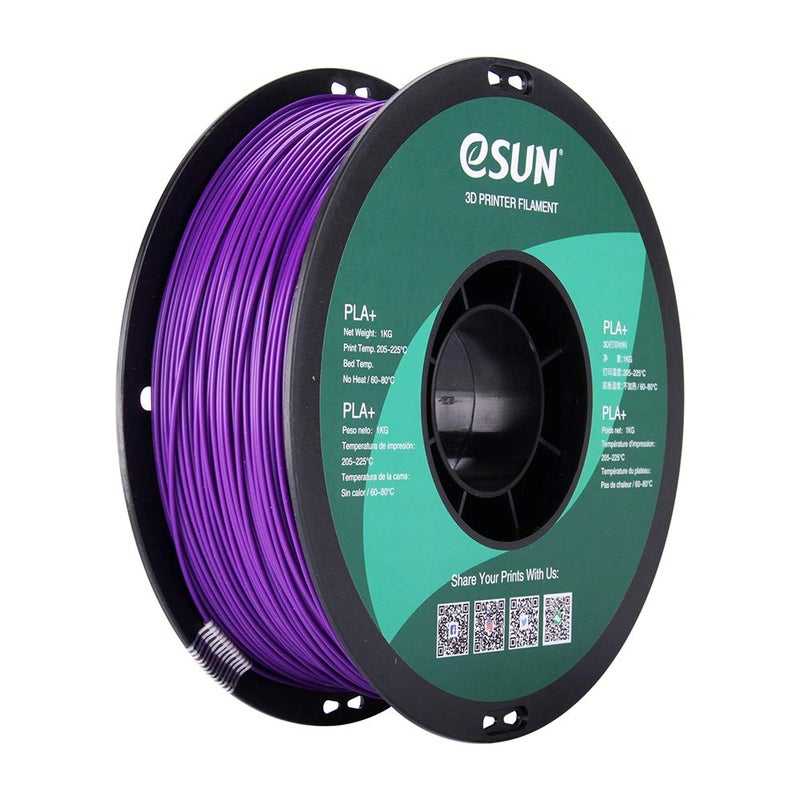 eSUN PLA PRO (PLA+) 3D Printer Filament, Dimensional Accuracy +/- 0.03 mm, 1kg Spool, 1.75mm, Purple - Image 1